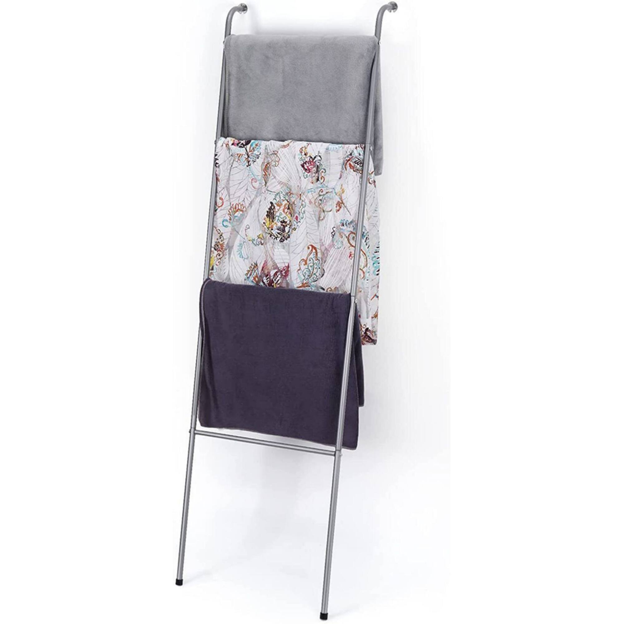 NEX™ 5ft. 4-Bar Wall-Leaning Free-Standing Blanket Ladder